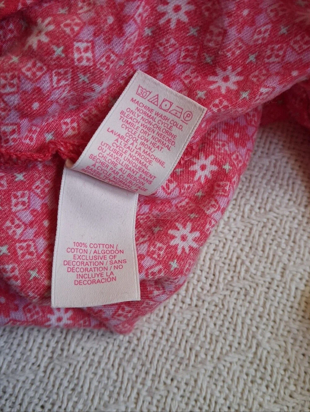 victorias secret ♡ flannel 2 piece pajama set snowflake holiday y2k button large